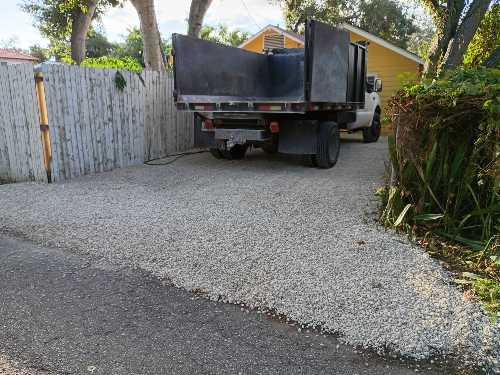 Gravel driveway delivery