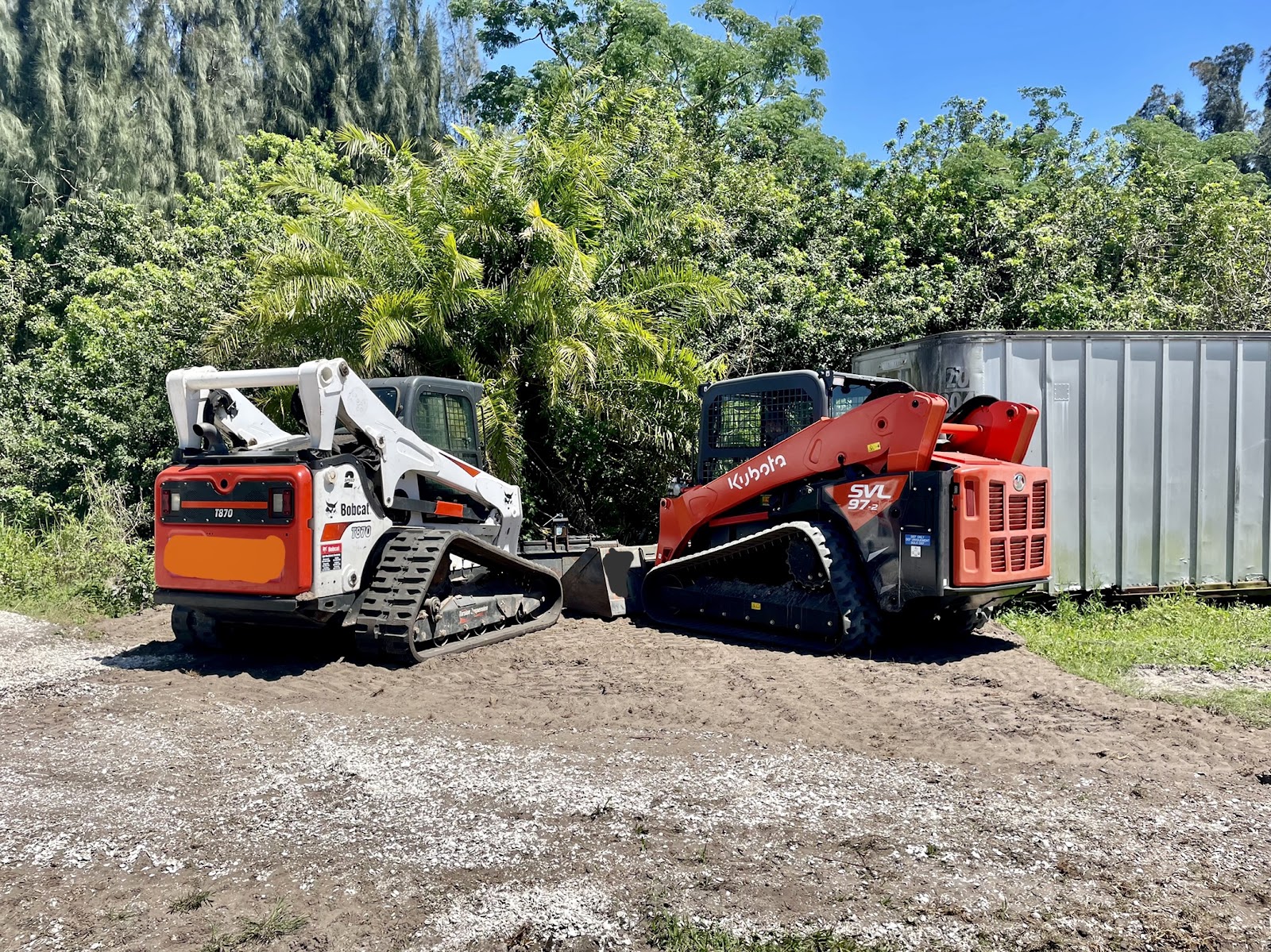Skid steers for site development